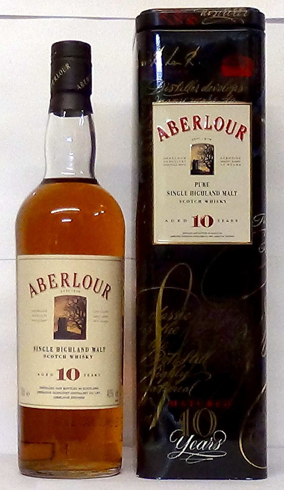 1990’s Aberlour 10 Year Old Highland Malt no photo