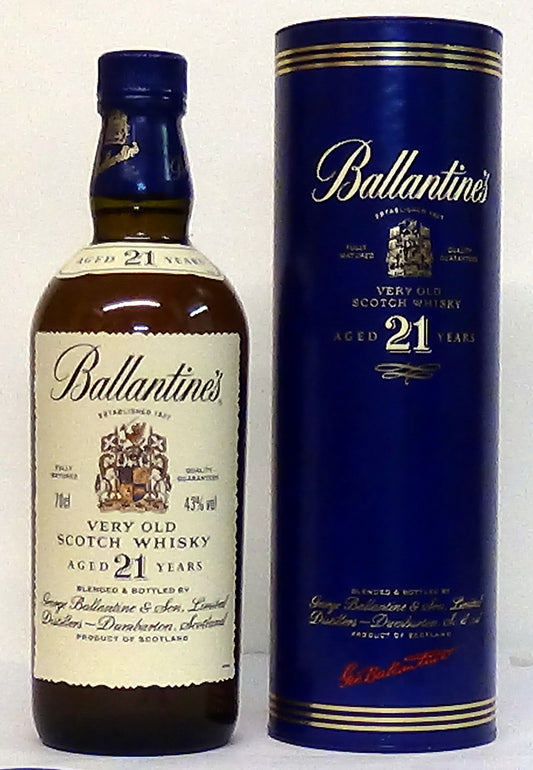1990s Ballantines 21 Year Old