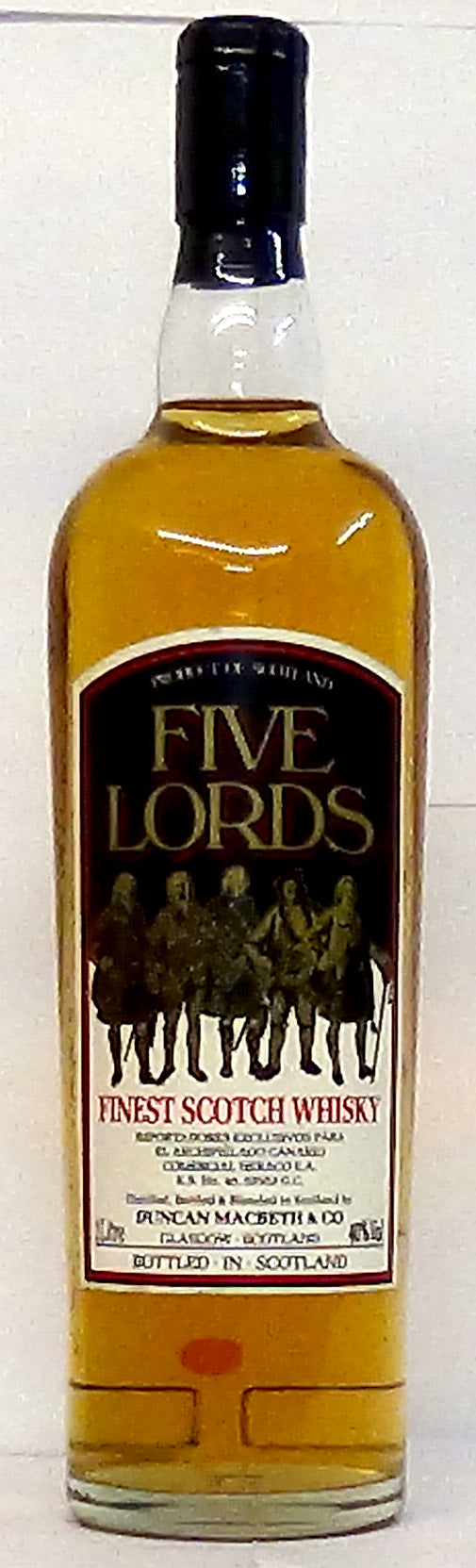 1990s Five Lords Finest Scotch