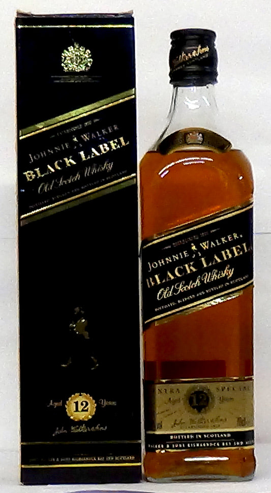 1990s Johnnie Walker 12-Year-Old Black Label  (Extra Special) Old Scotch Whisky 70cl, 40% vol,
