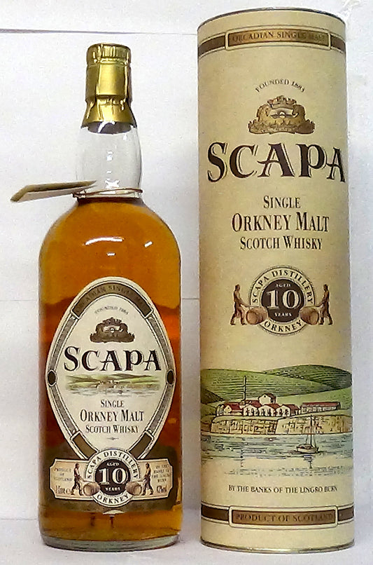 1990s Scapa 10 Year old 1 Litre