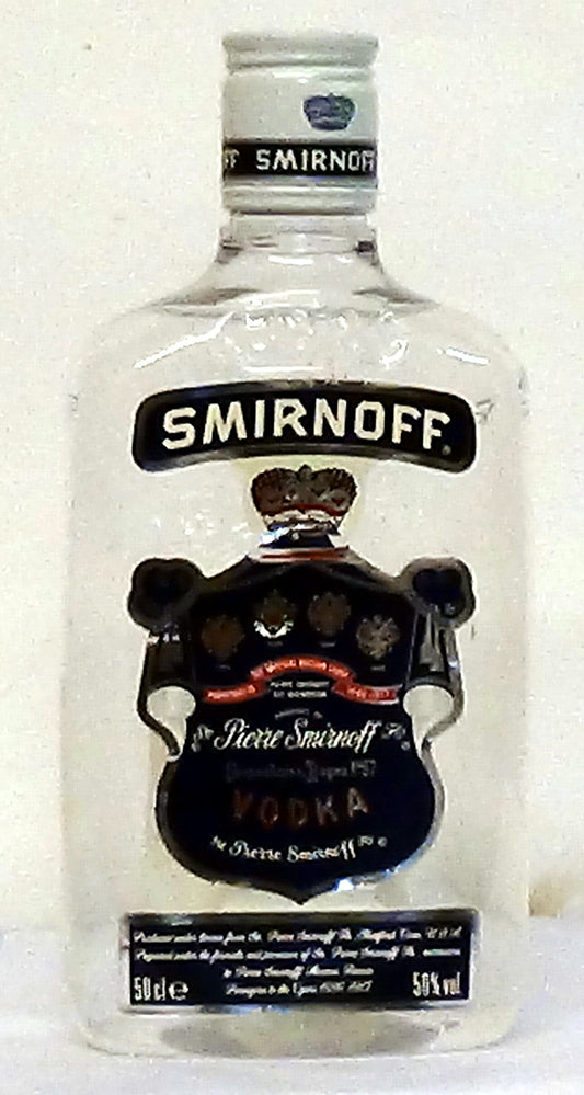 1990’s Smirnoff Blue Label Export Strength 50cl 50% abv