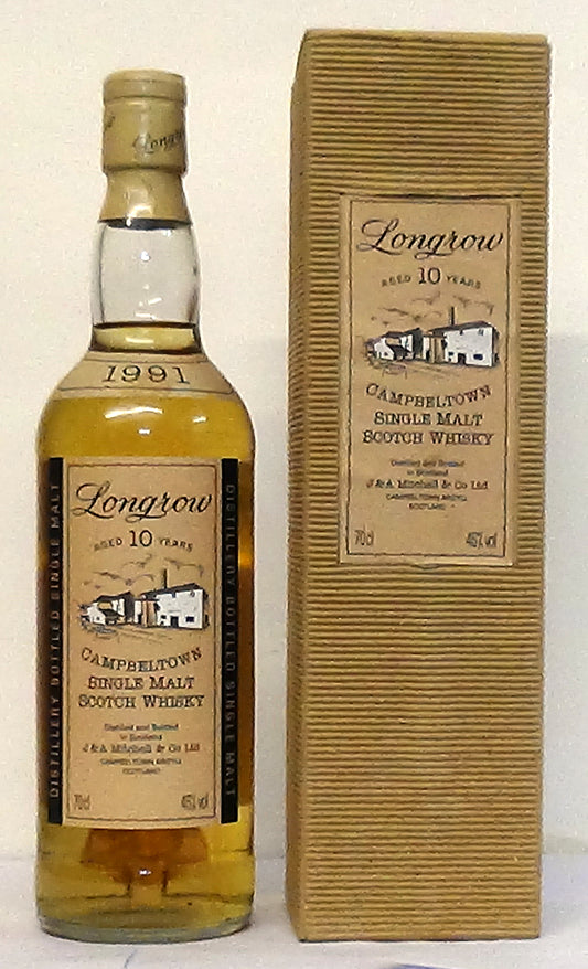 1991 Longrow Campbeltown 10 year Old 46%Abv