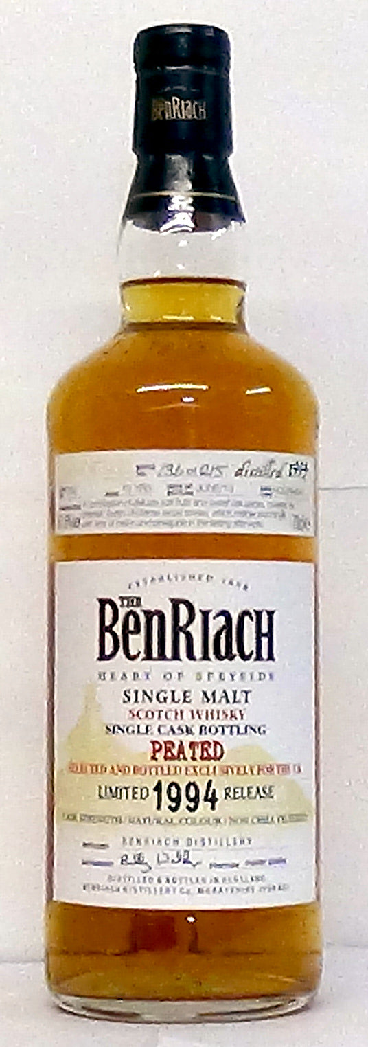1994 Benriach Peated 19 Year Old 57.6% Abv
