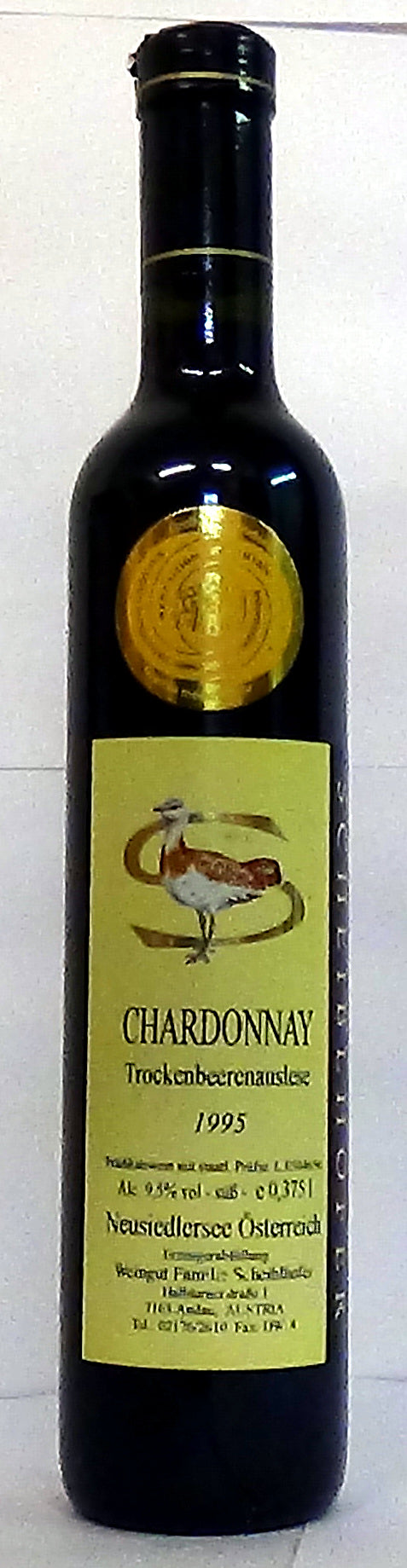1995 Weingut Familie Scheiblhofer Neusiedlersee Österreich Chardonnay Trockenbeerenauslese