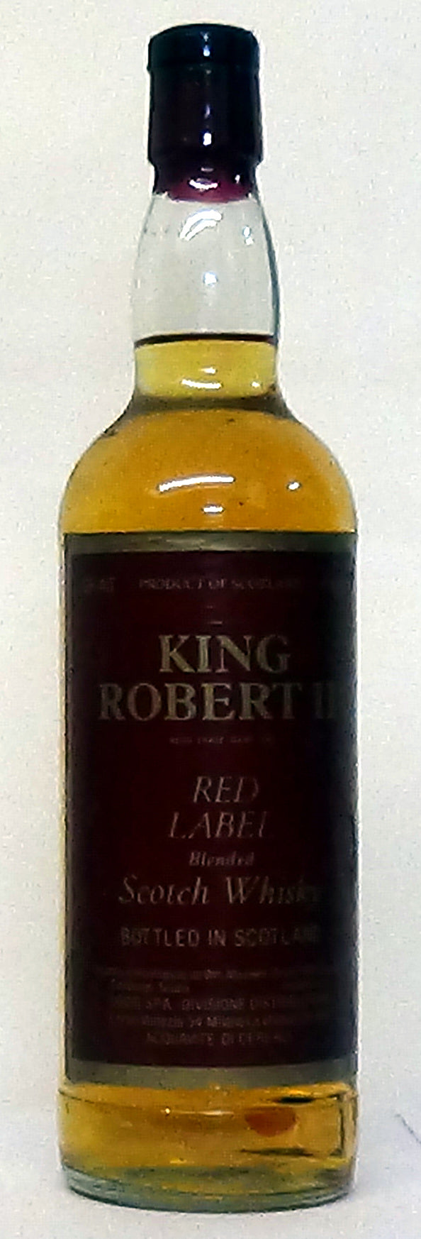 2000s King Robert II Red Label Blended Scotch