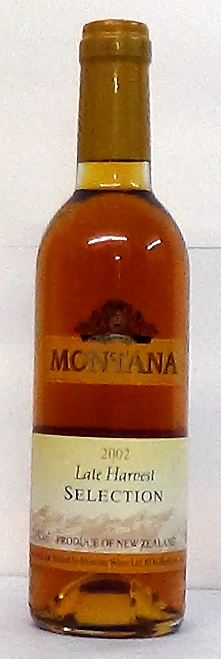 2002 Montana Late Harvest Selection New Zealand