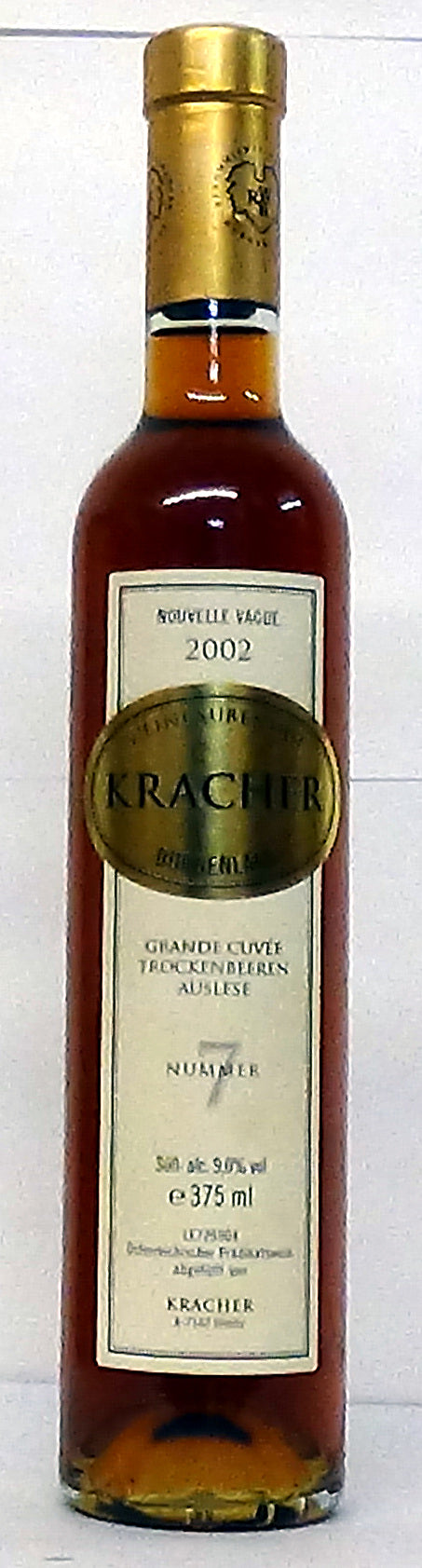 2002 Weinlaubenhof Alois Kracher 'Nouvelle Vague' Cuvee Trockenbeerenauslese Austria