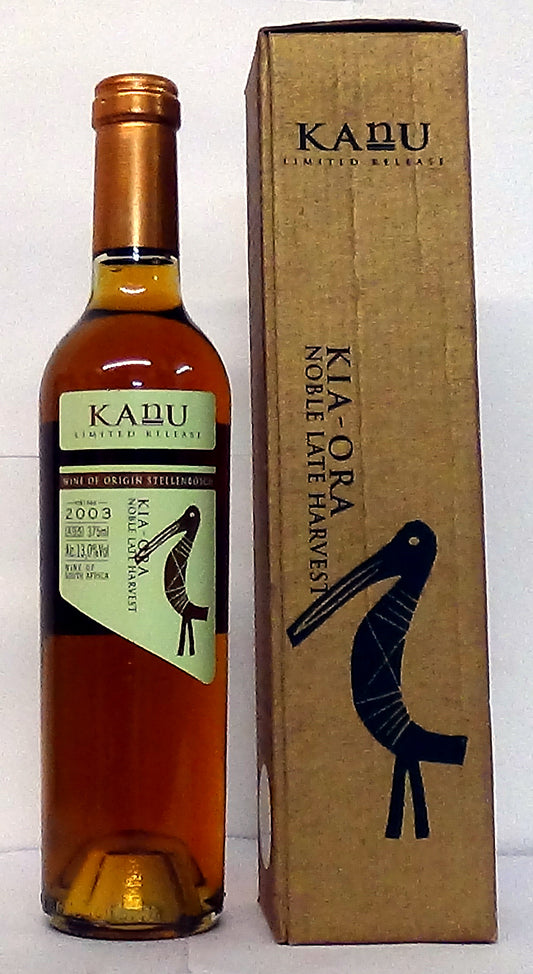 2003 Kanu Kia Ora Noble Late Harvest from Stellenbosch 375ml