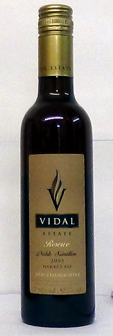 2003 Vidal Estate Reserve Noble Semillon Hawkes Bay New Zealand