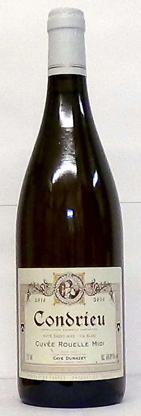 2016 Marie-Paule Dumazet Condrieu Cuvee Rouelle-Midi Condrieu Label Damage
