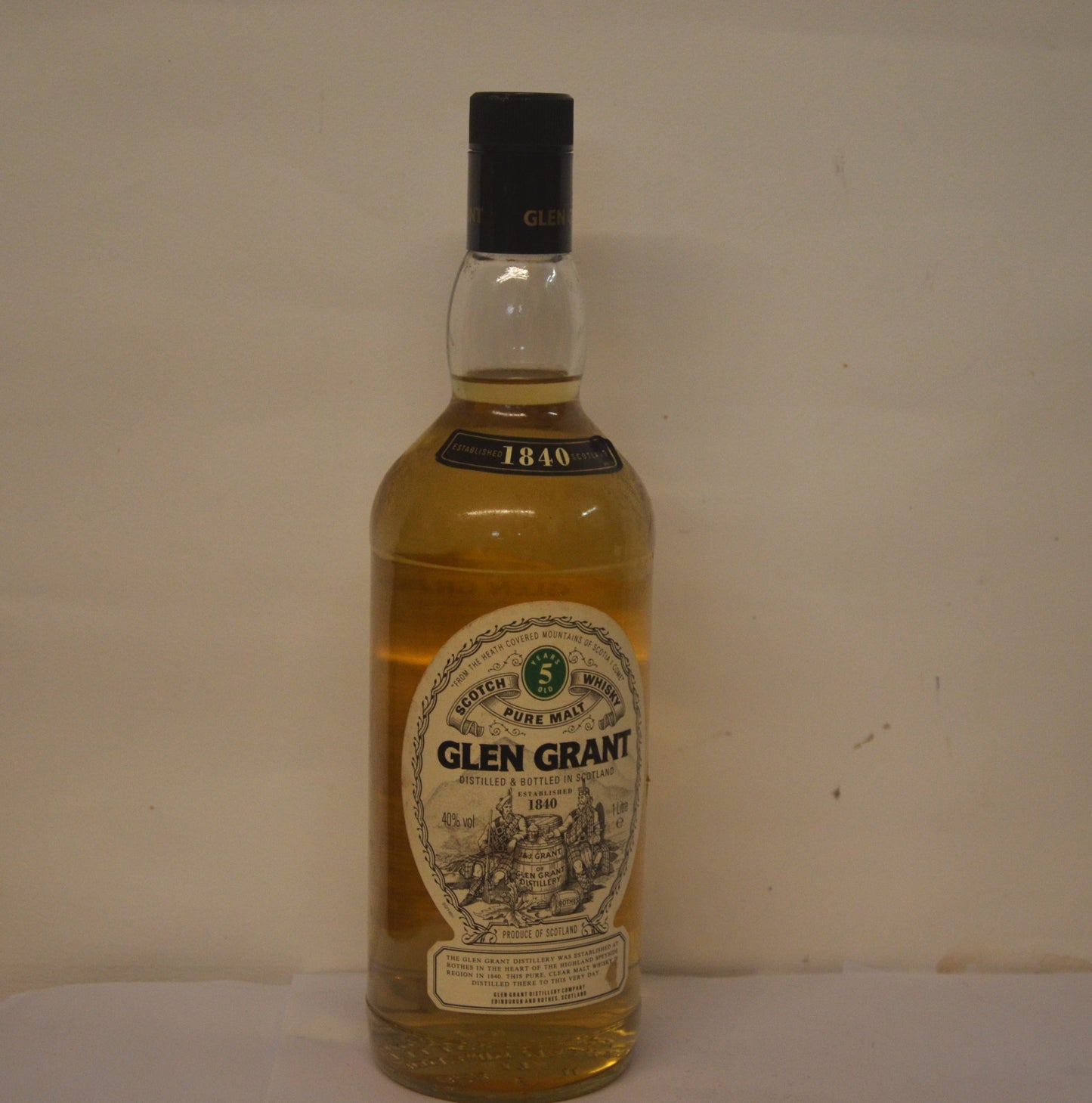 1840 Glen Grant 5 Year Old Pure Malt 1 Litre