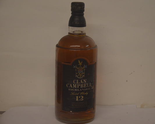 1990s Clan Campbell Highlander 12 yo  43% 1 Litre