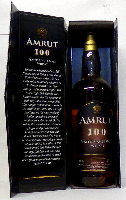 Amrut Peated Cask Strength Single Malt Whisky (India) – 57.1% ABV