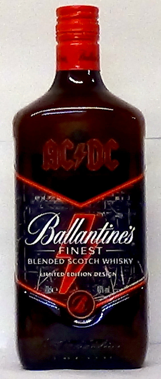 Ballantine's Finest Finest Blended Scotch Whisky AC/DC Edition