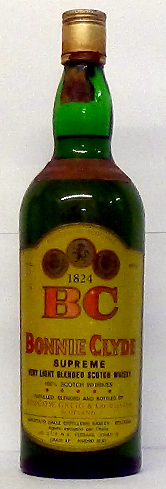 BC Bonnie Clyde Supreme Very Light 3 Year Old Blended Scotch Whisky