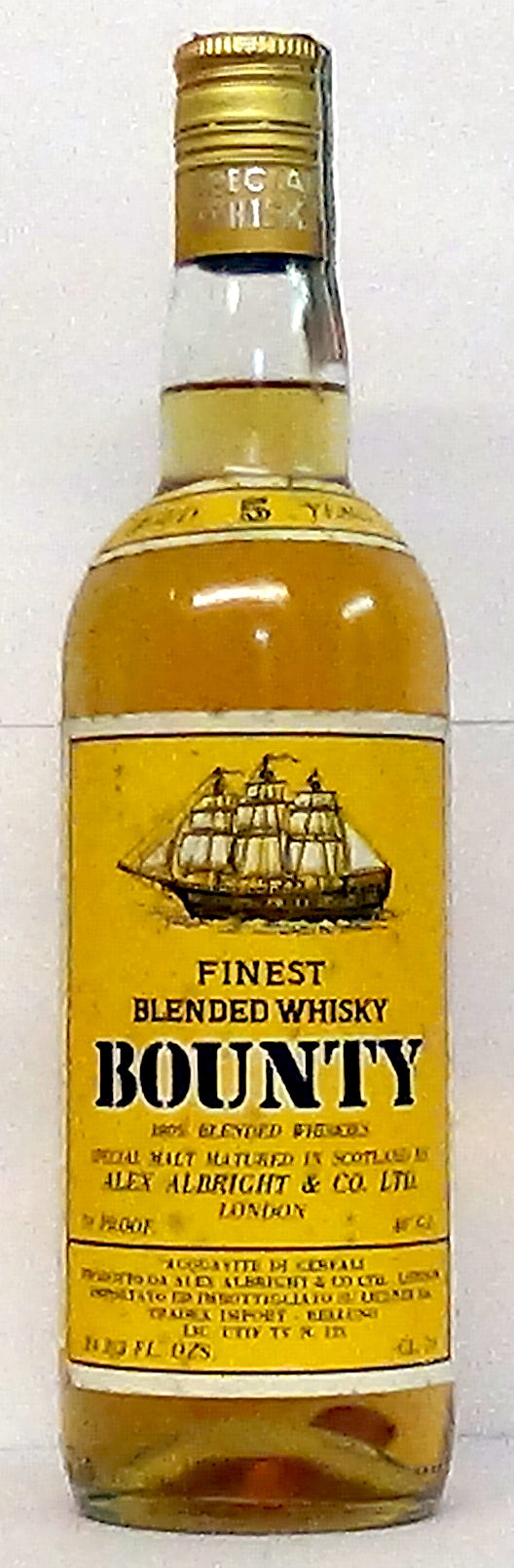 Bounty 5 Year Old Finest Blended Scotch Whisky