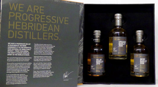 Bruichladdich 2010, 2009, 2008 Barley 50% Abv 200ml each