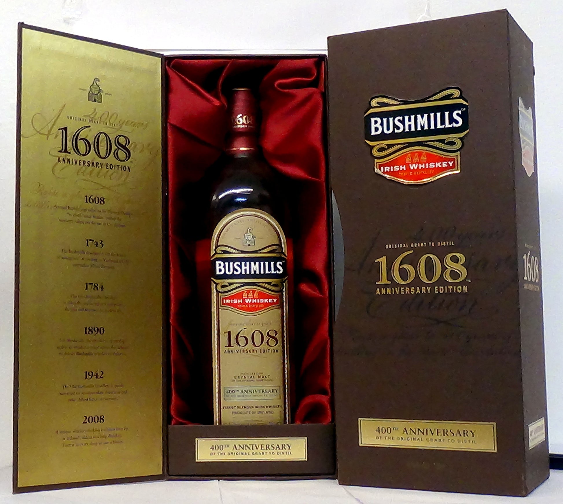 Bushmills 1608 Irish Whisky 400th Anniversary NO PHOTO