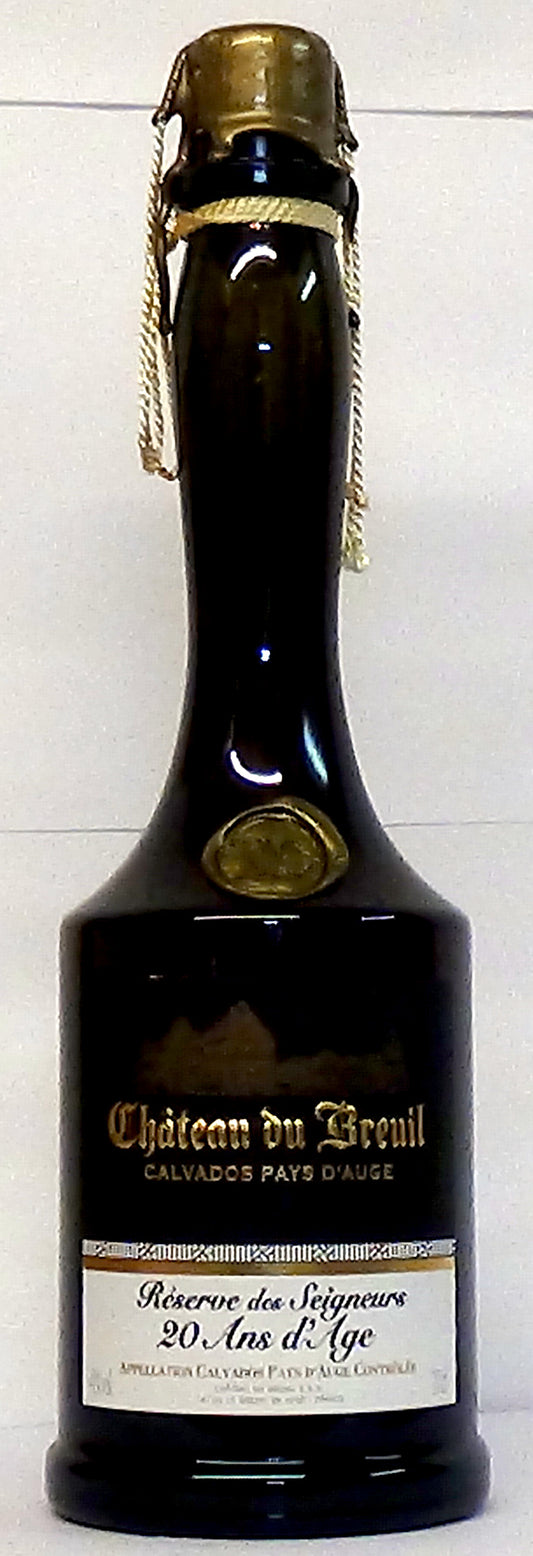Chateau du Breuil 20 Year Old Calvados Pays d’ Auge Réserve des Seigneurs
