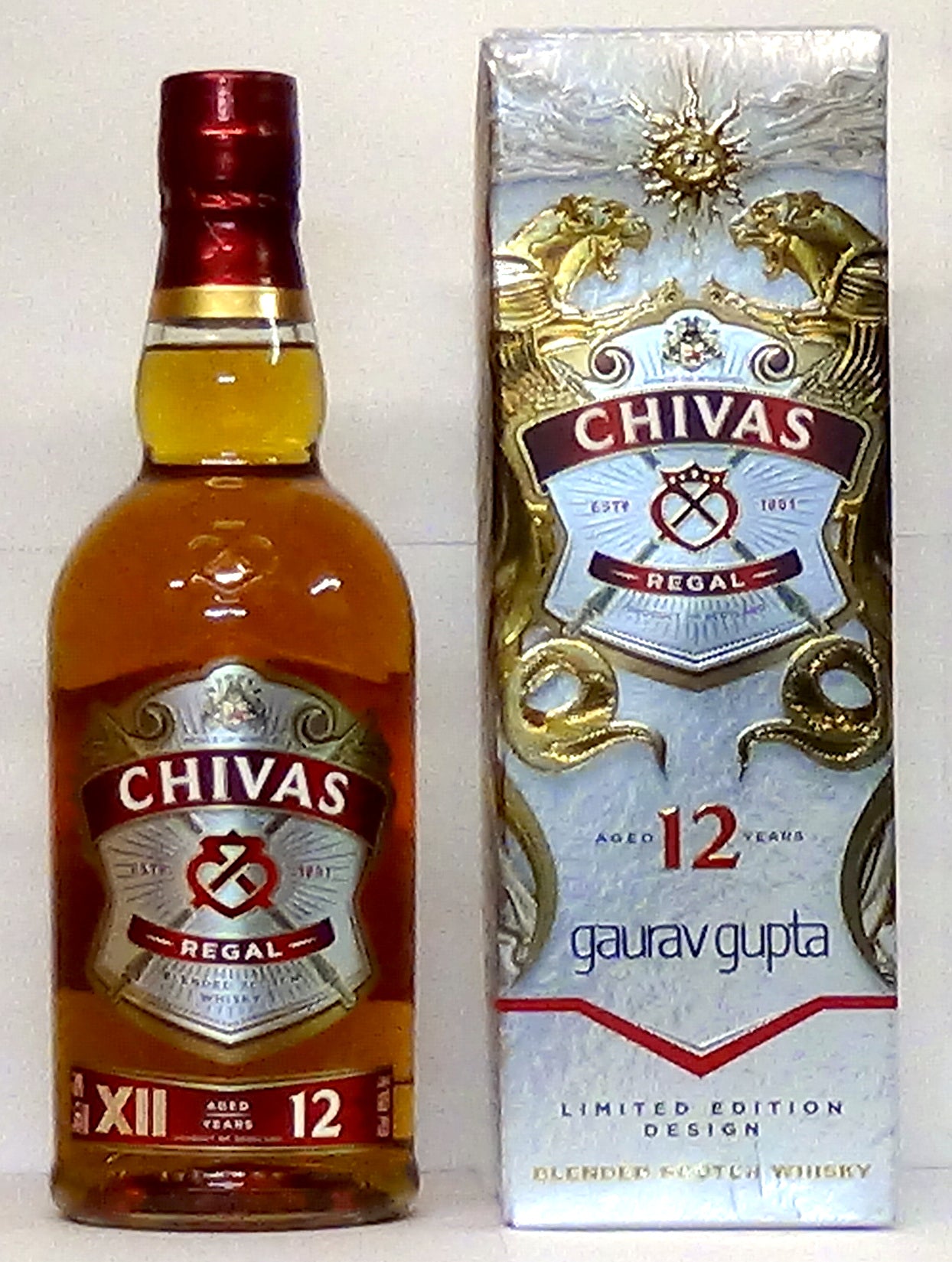 Chivas Regal 12 year old Gaurav Gupta limited edition