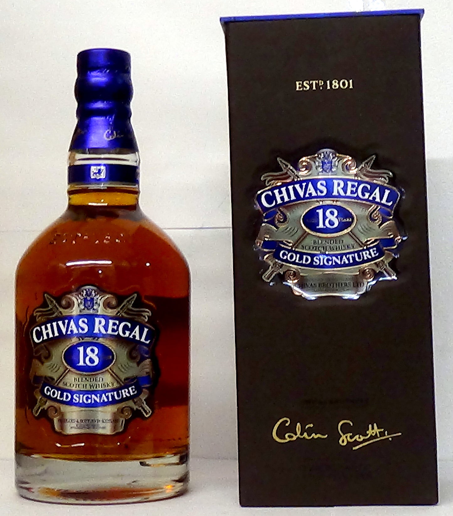 Chivas Regal Gold Signature 18 Year Old Blended Scotch Whisky, Scotland