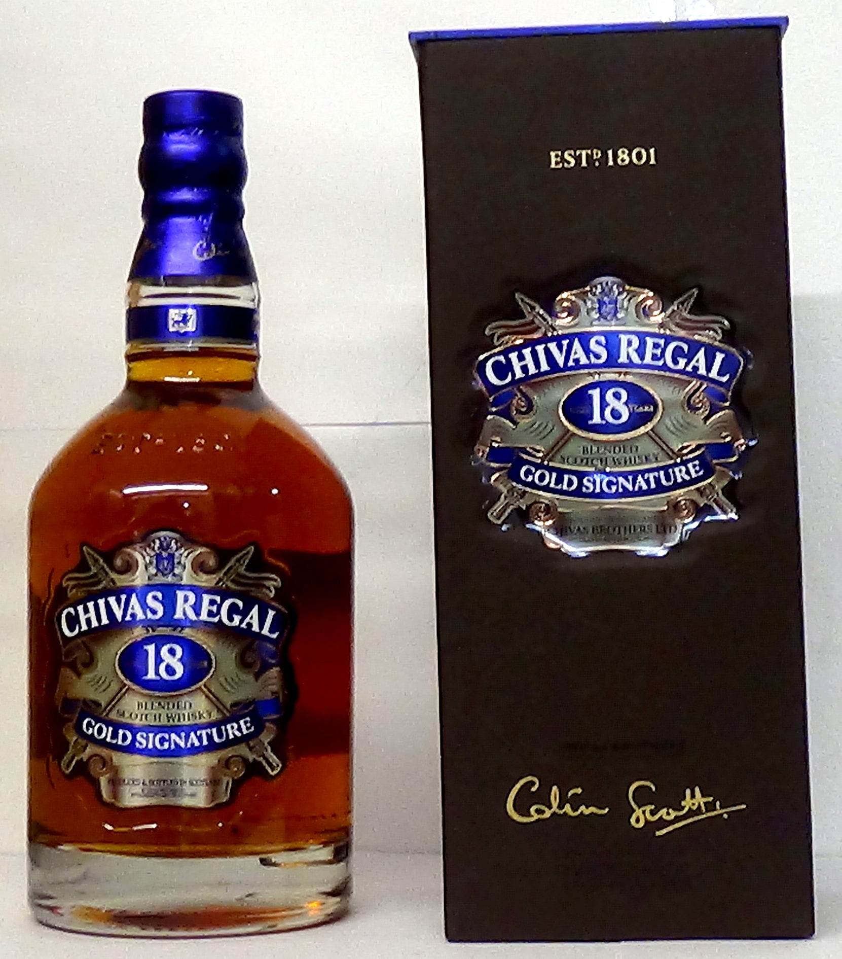 Chivas Regal Gold Signature 18 Year Old Blended Scotch Whisky, Scotland