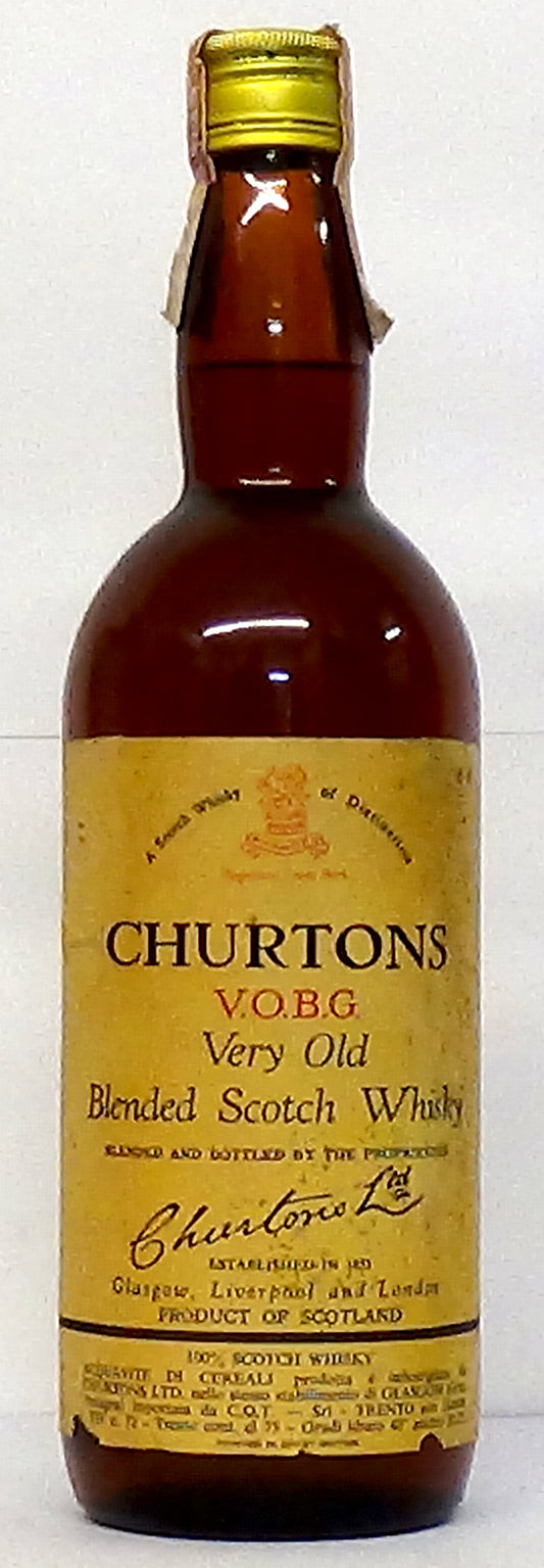 Churtons V.O.B.G Very Old Blended Scotch