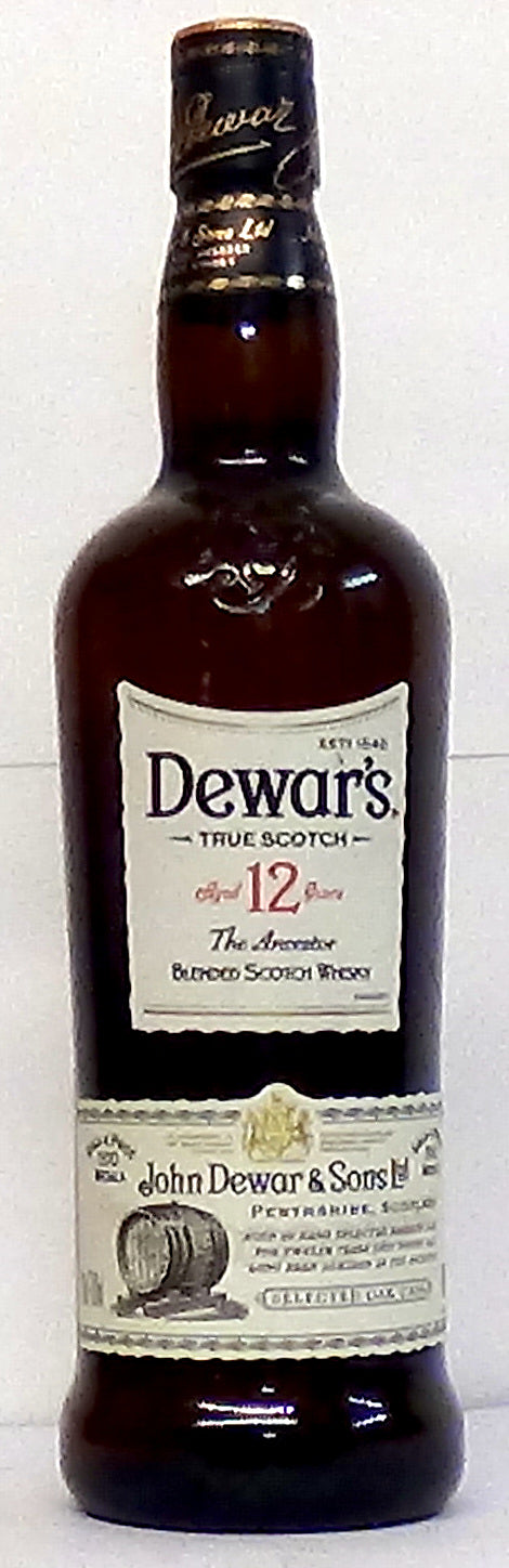 Dewar’s True Scotch 12 Year Old The Ancestor Blended Whisky