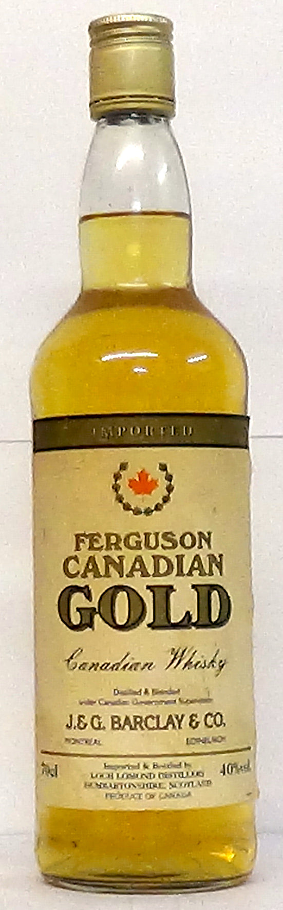 Ferguson Canadian Gold – M&M Personal Vintners