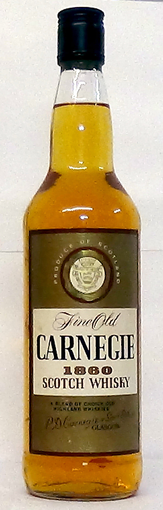 Fine Old Carnegie 1860 Scotch