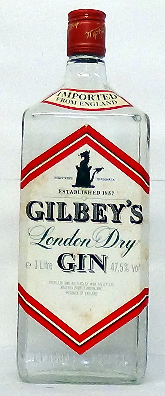 Gilbey’s London Dry Gin 47.5% 1 Litre