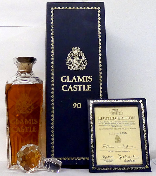 Glamis Castle 90 Limited Edition 25 Year Old Blended Scotch