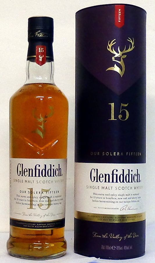 Glenfiddich 15 yo 'Our Solera Fifteen' 40% +/-2021