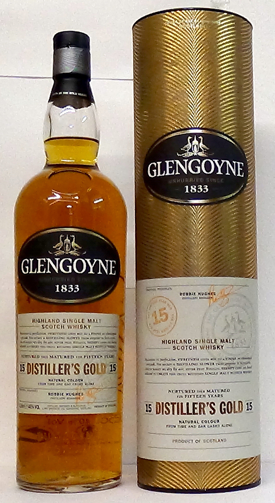 Glengoyne Distiller's Gold 15 Years Old Single Malt, Highlands, Scotland