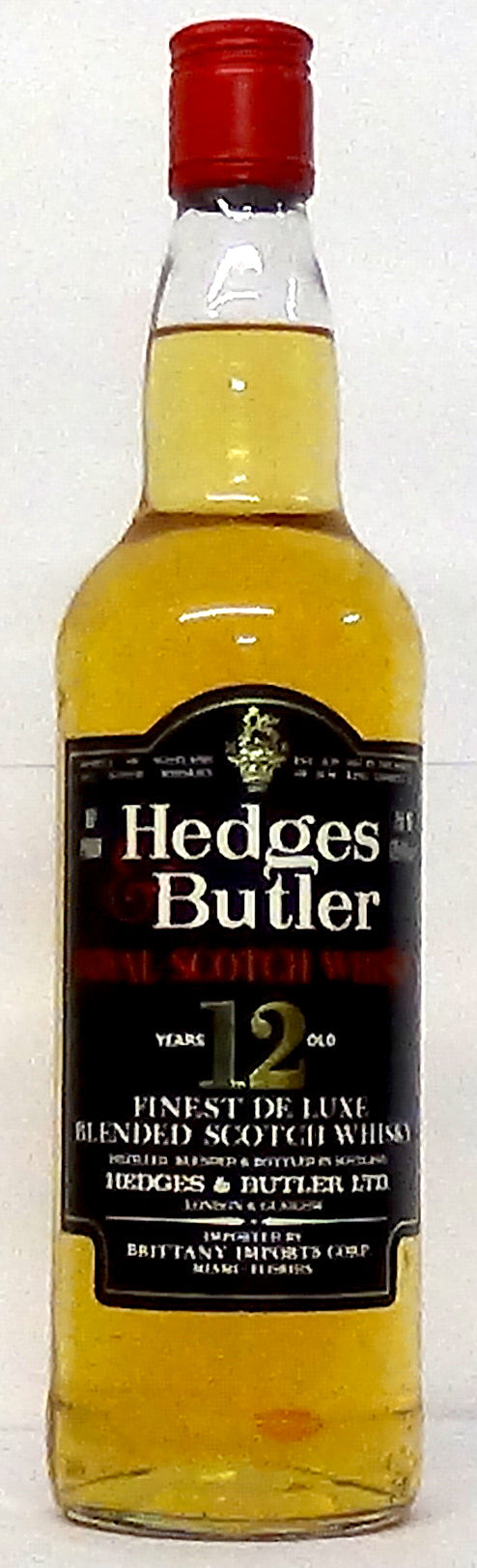 Hedges and Butler 12 Year Old Royal Scotch Whisky 1990s