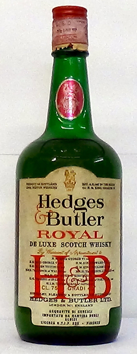 Hedges and Butler 5 Year Old Royal De Luxe Scotch Whisky 1985