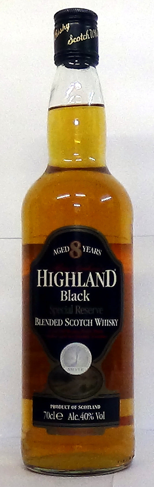 Highland Black 8 Year Old Special Reserve Silver