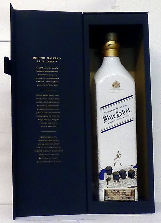Johnnie Walker Blue Label Blended Scotch Whisky, 'The Great Inventions' Taiwan Limited Edition Designs, 1 of 3960 bottles, 55.8% vol (1 with slight damage to box)