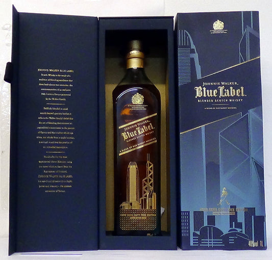 Johnnie Walker Blue Label Hong Kong Duty Free Edition, 1 litre, 40% vol, boxed;