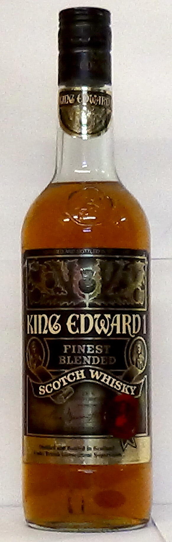 King Edward 1 Finest Blended Scotch Clan Munro Whisky Bottled 5/7/1982