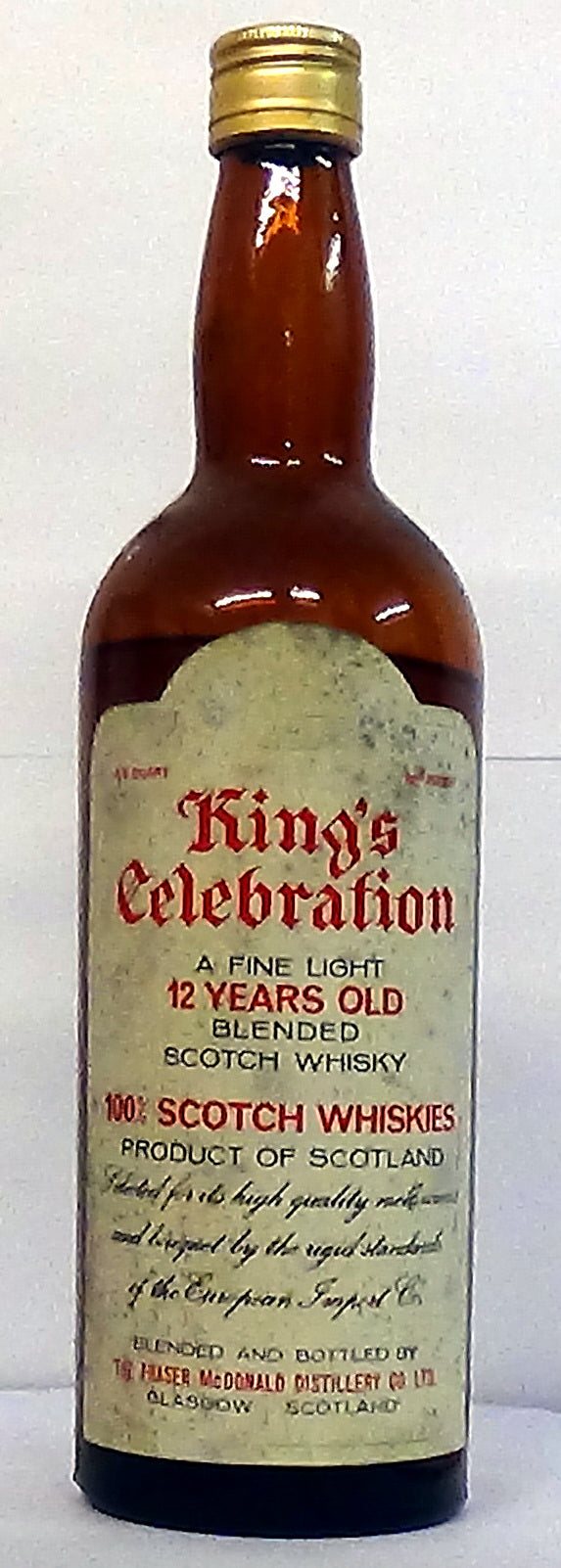 Kings Celebration A Fine Light 12 Year Old Blended Whisky
