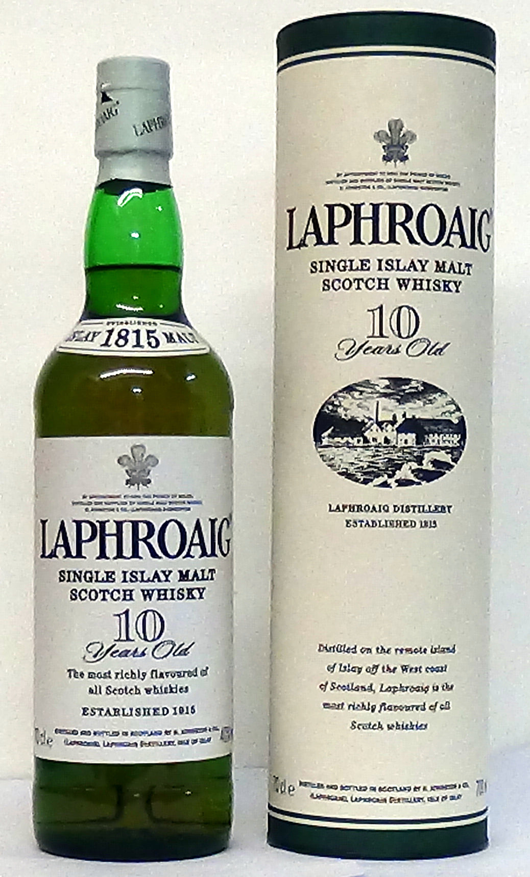 Laphroaig 10 yo 40%, + /-2005