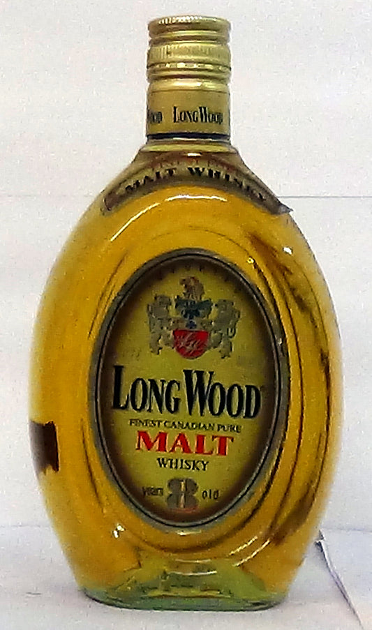 Long Wood  Finest Canadian Pure Malt 8 Year Old