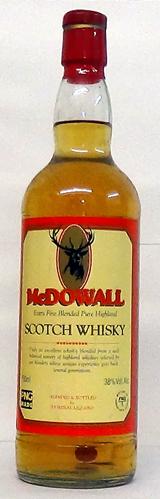 McDowall Extra Fine Blended Pure Highland Scotch
