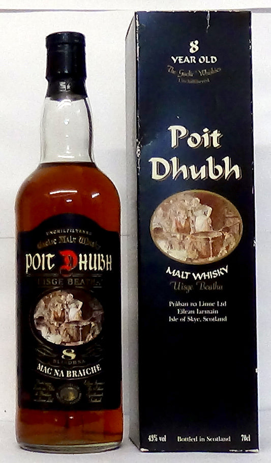 Poit Dhubh Uisge Beatha 8 Year Old