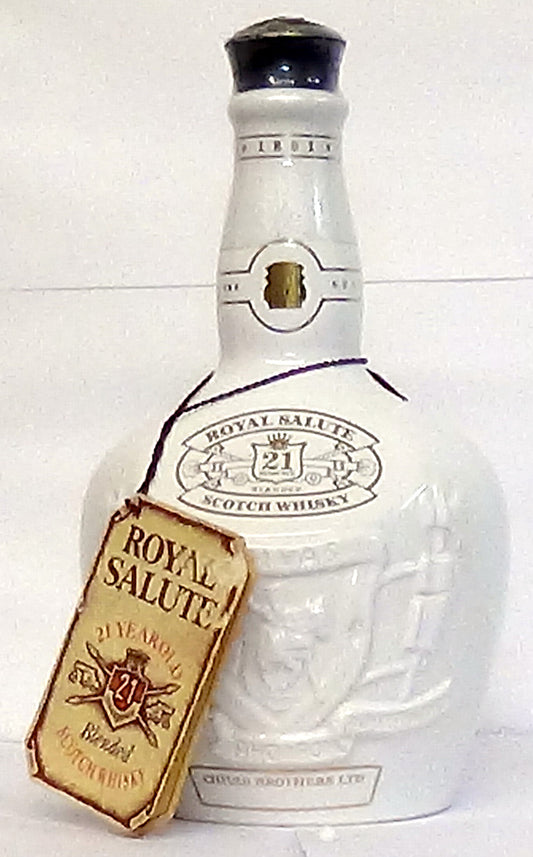 Royal Salute 21 Year Old White Decanter