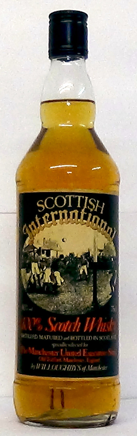Scottish International 100% Scotch Specially selected for the Manchester United