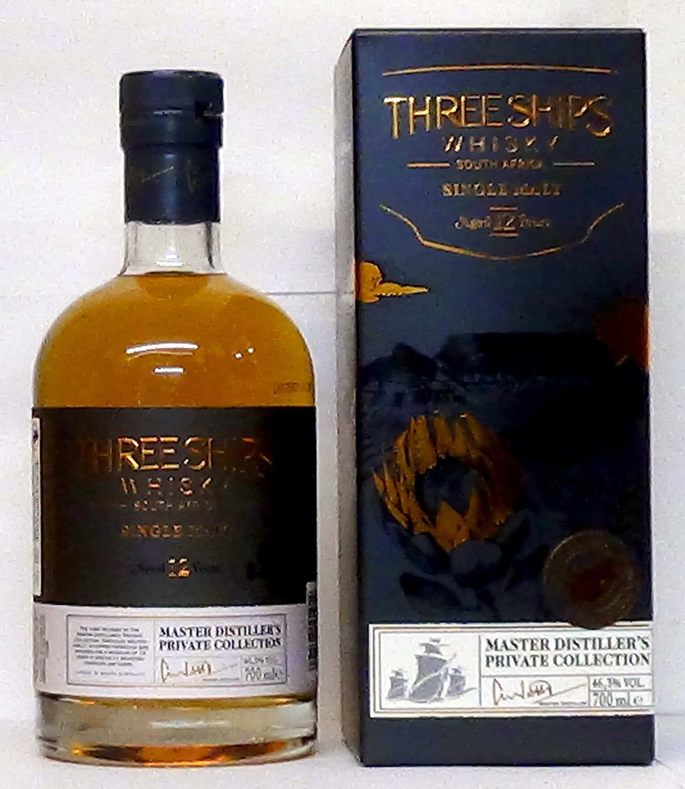 Three Ships 12 Year Old Single Malt Whisky – James Sedgwick Distillery, Wellington, South Africa