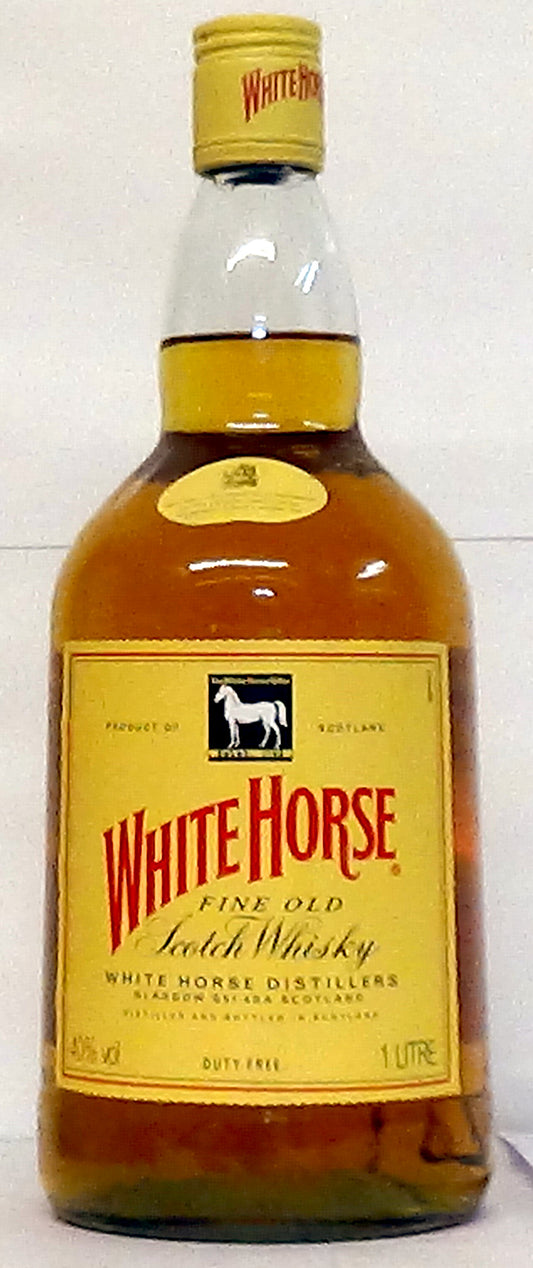 White Horse Scotch Whisky 1 Litre +/-1980